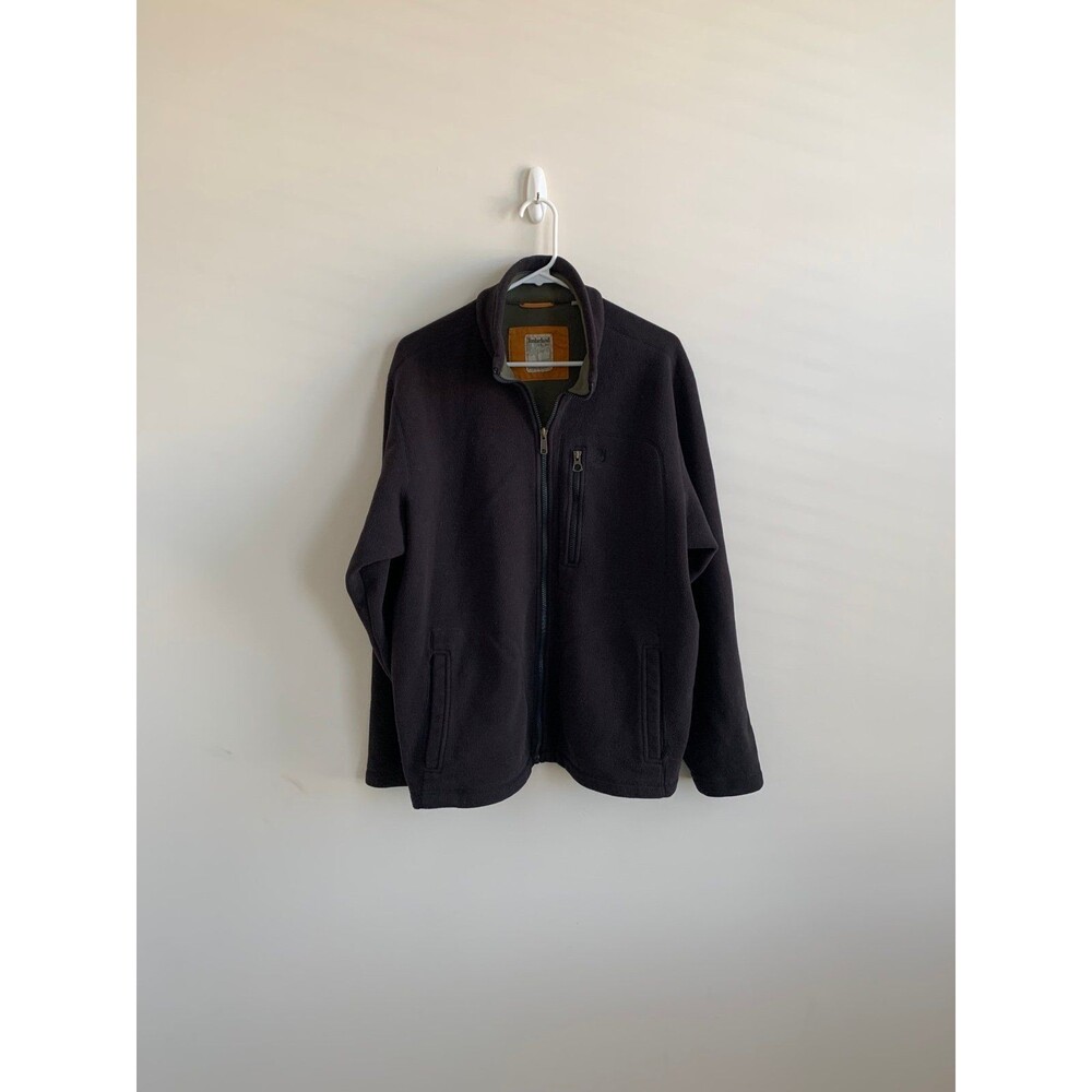 Timberland men’s full zip fleece jacket Size large